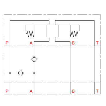Plaque de circuit imprimé à différentiel A selon P